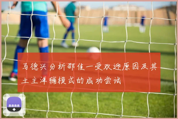 马德兴分析邵佳一受欢迎原因及其土主洋辅模式的成功尝试