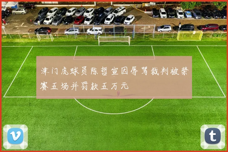 津门虎球员陈哲宣因辱骂裁判被禁赛五场并罚款五万元